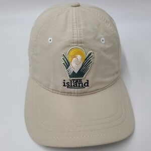 The Island Golf Course Hat Adjustable Pukka Beige Country Club Baton Rouge Men